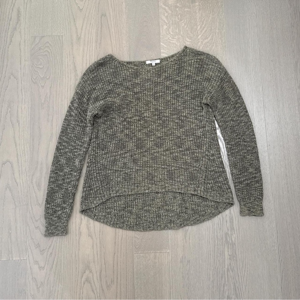 Madewell Leftbank Hi Low Sweater